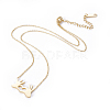 304 Stainless Steel Pendant Necklaces NJEW-O118-13-2