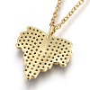 304 Stainless Steel Pendant Necklaces NJEW-O108-28G-01-2