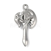 Non-Tarnish 304 Stainless Steel Pendants STAS-Q328-01P-01-1