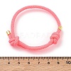 Adjustable Nylon Round Milan Cord Slider Bracelet Making FB-H001-01G-07-3