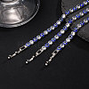 Brass & Clear Cubic Zirconia & Resin Evil Eye Tennis Bracelets for Women FS-WG6CA97-01-4