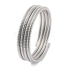 304 Stainless Steel Spring Multi-strand Bangles for Women BJEW-Z086-01P-02-4