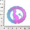 201 Stainless Steel 3D Rotating Hanging Wind Spinner STAS-T064-98-3