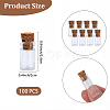 100Pcs Mini Tube Glass Wishing Bottles AJEW-CP0009-88-2