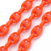 Handmade Opaque Acrylic Coffee Bean Chains CHAC-ZX0001-01F-1