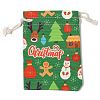 Christmas Theme Cloth Printed Storage Bags ABAG-F010-02A-02-1