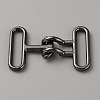 Alloy Snap Lock Clasps PALLOY-WH0107-01A-B-1