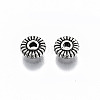 Tibetan Style Alloy Spacer Beads X-TIBEP-S319-117AS-RS-2