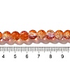 Crackle Glass Beads Strands CCG-C002-8mm-05-4