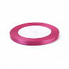 1/4 inch(6mm) Fuchsia Satin Ribbon for Hairbow DIY Party Decoration X-RC6mmY027-2