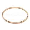 7Pcs 3 Colors PVD Vacuum Plating 202 Stainless Steel Plain Flat Ring Bangle Sets BJEW-M317-14B-2