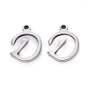 Tarnish Resistant 201 Stainless Steel Charms STAS-R105-D-1