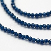 Faceted Synthetic Quartz Beads Strands G-F507-01C-3
