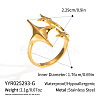 304 Stainless Steel Adjustable Cuff Open Rings for Women SQ1302-1-1