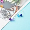 Natural Dyed Malaysia Jade Bead Hoop Earrings for Girl Women EJEW-JE04632-01-4