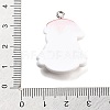 Christmas Theme Opaque Resin Pendants RESI-F054-A12-3