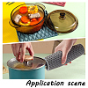 Gorgecraft 3Pcs 3 Style Flat Round & Square Rubber Hot Mat DIY-GF00044-57B-5