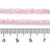 Baking Electroplate Glass Beads Strands X-DGLA-A039-J2MM-B16-4