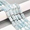 Natural Aquamarine Beads Strands G-G068-A30-01-2