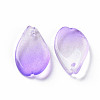 Transparent Spray Painted Glass Pendants GLAA-S190-014A-08-2