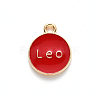 Alloy Enamel Pendants ENAM-S124-01A-07G-3