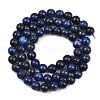 Dyed Natural Grade AA Lapis Lazuli Round Bead Strands G-M290-6mm-AA-3
