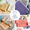 Clear Acrylic Soap Stamps DIY-WH0446-002-3