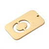 304 Stainless Steel Pendants STAS-D200-01O-G-2