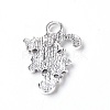 Alloy Hook Button PALLOY-WH0082-63-4