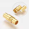 Brass Locking Tube Magnetic Clasps LS-MC078-G-2