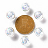 Transparent Acrylic Beads TACR-S152-15B-SS2113-3