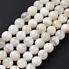 Natural White Moonstone Beads Strands G-F674-08-10mm-01-3