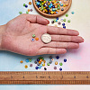 300Pcs 10 colors Handmade Millefiori Glass Beads LAMP-TA0002-05-7