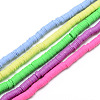 Handmade Polymer Clay Bead Strands CLAY-T002-6mm-M-1