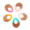 Resin & Wood Pendants RESI-CJ0001-05-2