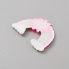 PVC Plastic Cabochons SIL-WH0019-15E-2