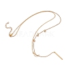 Brass Lariat Necklaces NJEW-JN02966-02-2