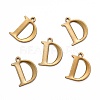 304 Stainless Steel Alphabet Charms STAS-H122-D-AB-2