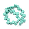 Dyed Synthetic Turquoise Gemstone Beads Strands G-T005-10-2