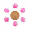 Transparent Acrylic Beads TACR-S154-11A-82-4