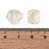 Electroplate Transparent Glass Beads EGLA-Q140-01-A08-3