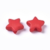 Opaque Acrylic Beads LS-SACR-WH0002-07J-2