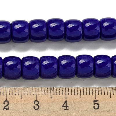 Opaque Glass Beads Strands GLAA-NH0002-B01-1