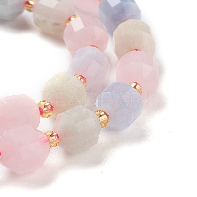 Natural Morganite Beads Strands G-K303-A06-8mm-1