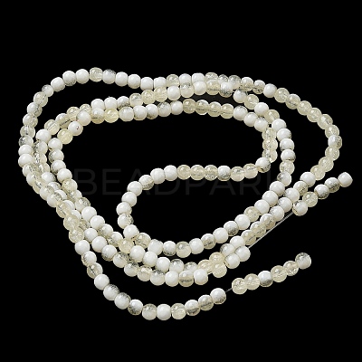 Crackle Glass Beads Strands GLAA-U001-4mm-11-1