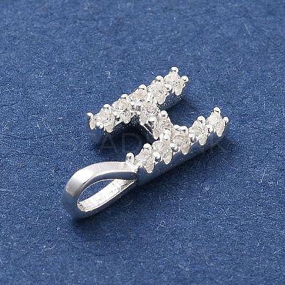 925 Sterling Silver with Cubic Zirconia Charms STER-Q004-01H-S-1