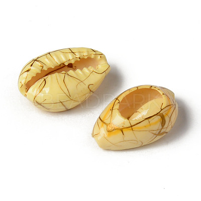 Natural Cowrie Shell Beads SSHEL-N0232-08-1