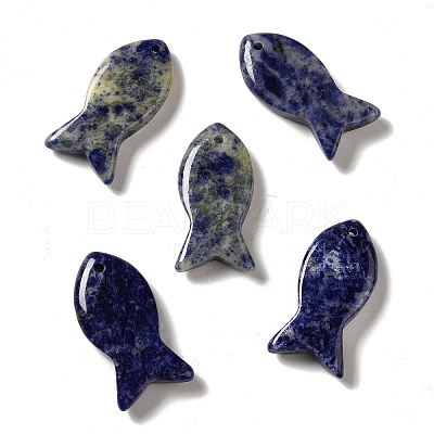Natural Sodalite Pendants G-G932-B23-1