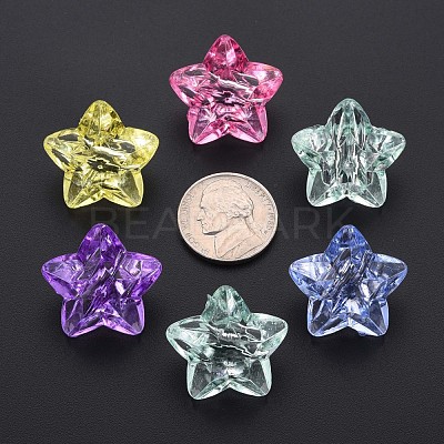 Transparent Acrylic Beads MACR-S373-76-B-1