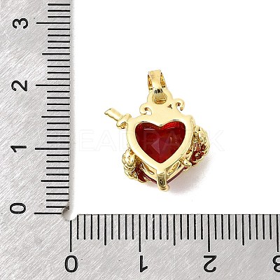Brass Pendants KK-P343-09A-G-1
